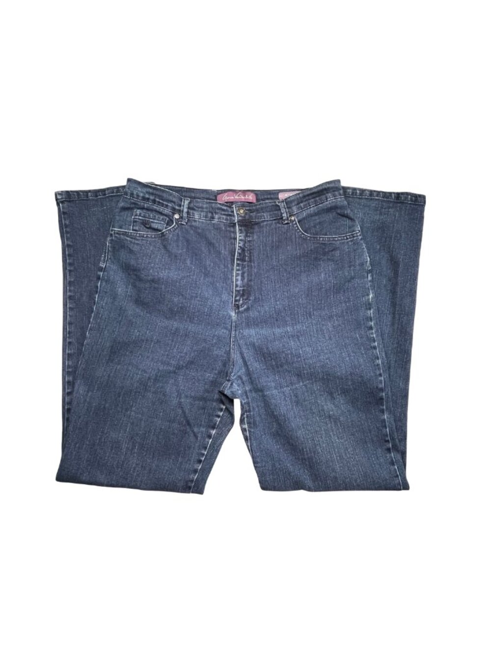 Gloria Vanderbilt Amanda Classic Tapered Jeans 16 Long Blue